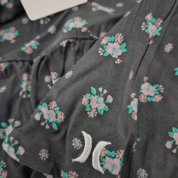 Hurley Skirt girls size Small Grey with Flowers New with Tags - Picture 3 of 6
